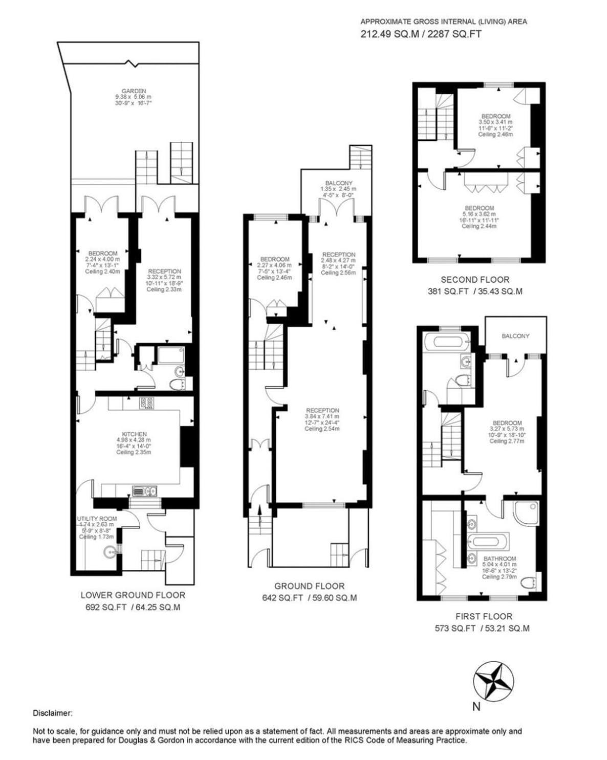 Hébergement de vacances Elegant 6 Bed With Garden & Balcony By Harrods